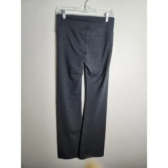 Prana pull on flare athleisure stretch pants sz M heathered gray gorpcore - Picture 3 of 10